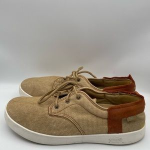 Chaco HOMMES Men's Casual Performance Footwear (Brown, Canvas & Leather) US 9